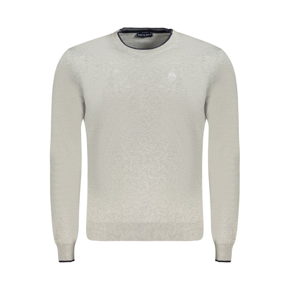 North Sails Brown Cotton Men Sweater