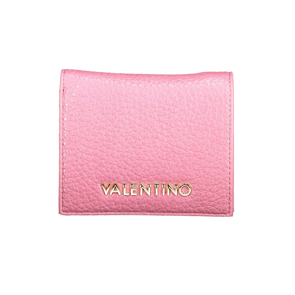 Mario Valentino Pink Polyethylene Wallet