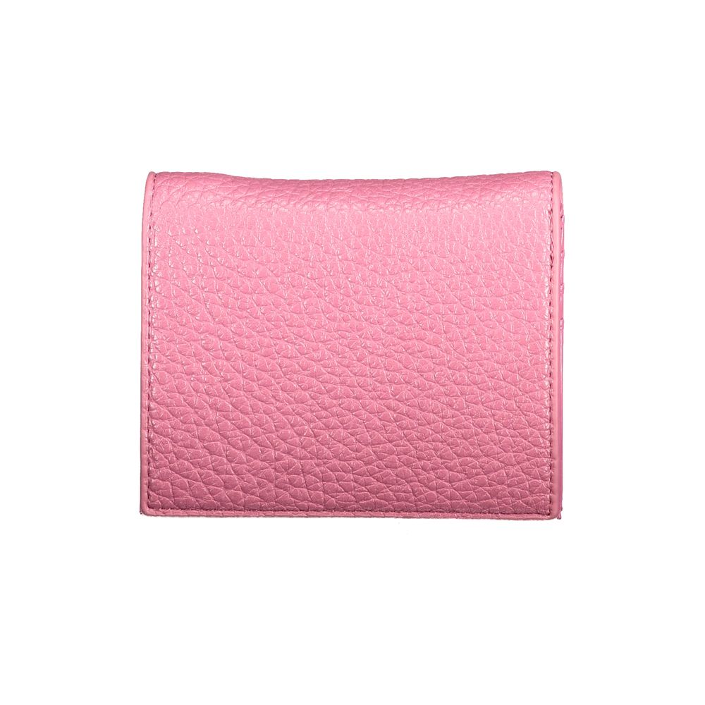 Mario Valentino Pink Polyethylene Wallet