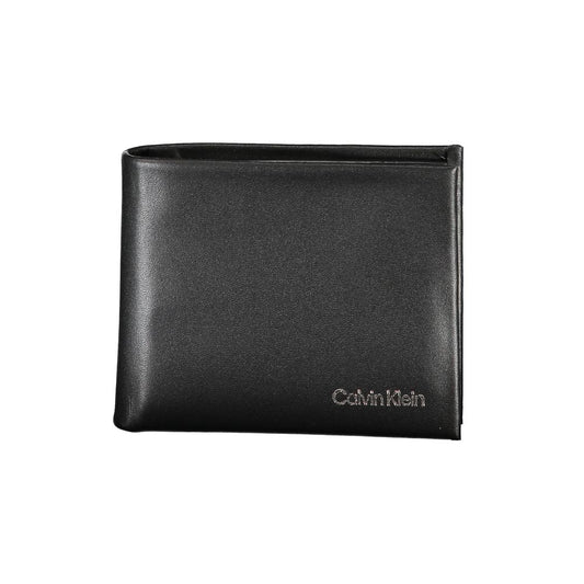 Calvin Klein Black Polyester Moški denarnica