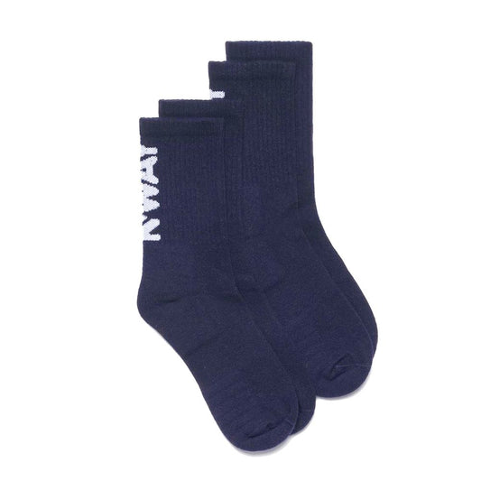 K-WAY Blue Cotton Sock
