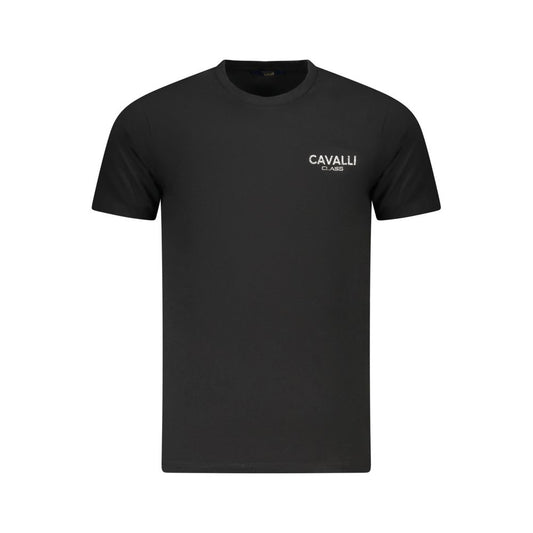 Cavalli Class Black Cotton Moška majica