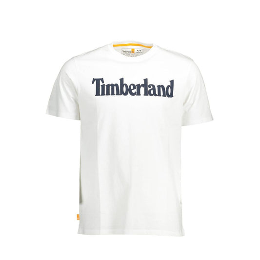 Timberland Bela bombažna moška majica