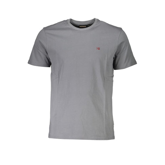 Napapijri Brown Cotton Men T-Shirt