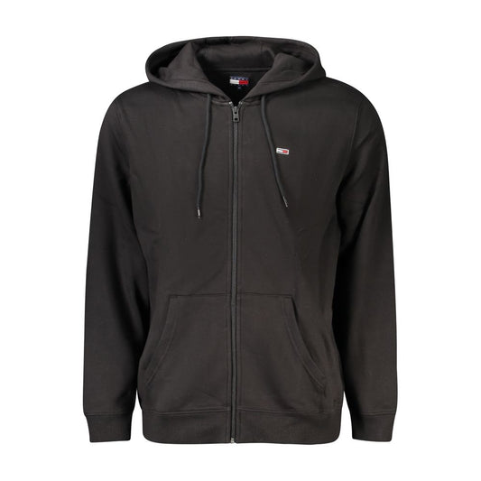 Tommy Hilfiger Moški pulover iz črnega bombaža