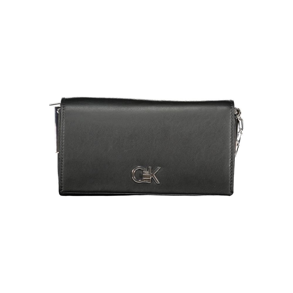 Calvin Klein Črna poliestrska torbica