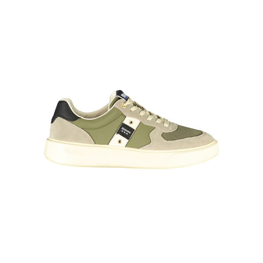 Blauer Zelena usnje moški Sneaker