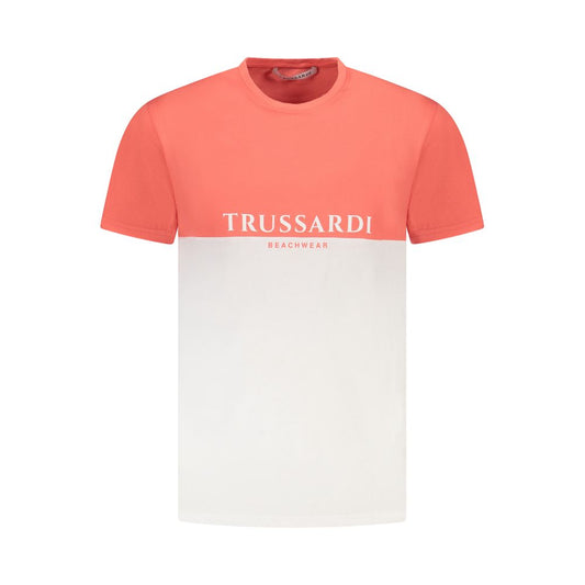 Trussardi Roza bombažna moška majica
