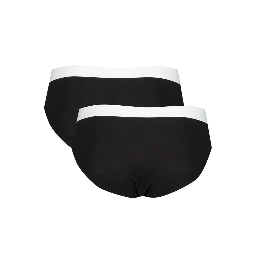 Trussardi Black Cotton Moško spodnje perilo Pack