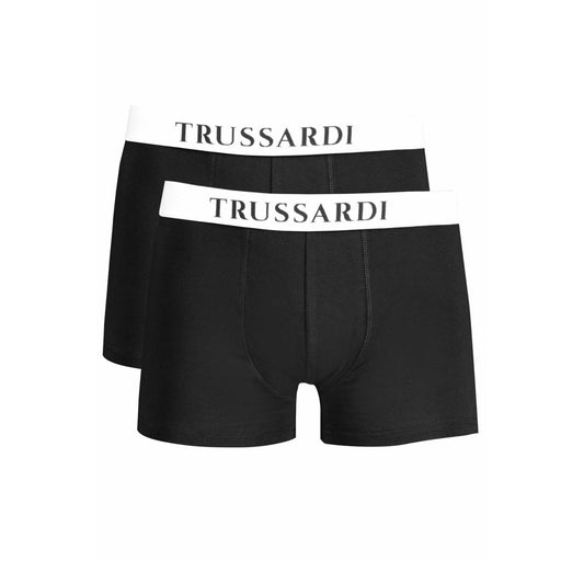 Trussardi Črna bombaž Moški Boxer