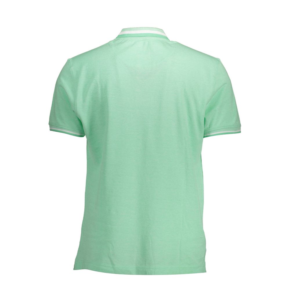 Harmont & Blaine Zelena bombažna moška polo majica