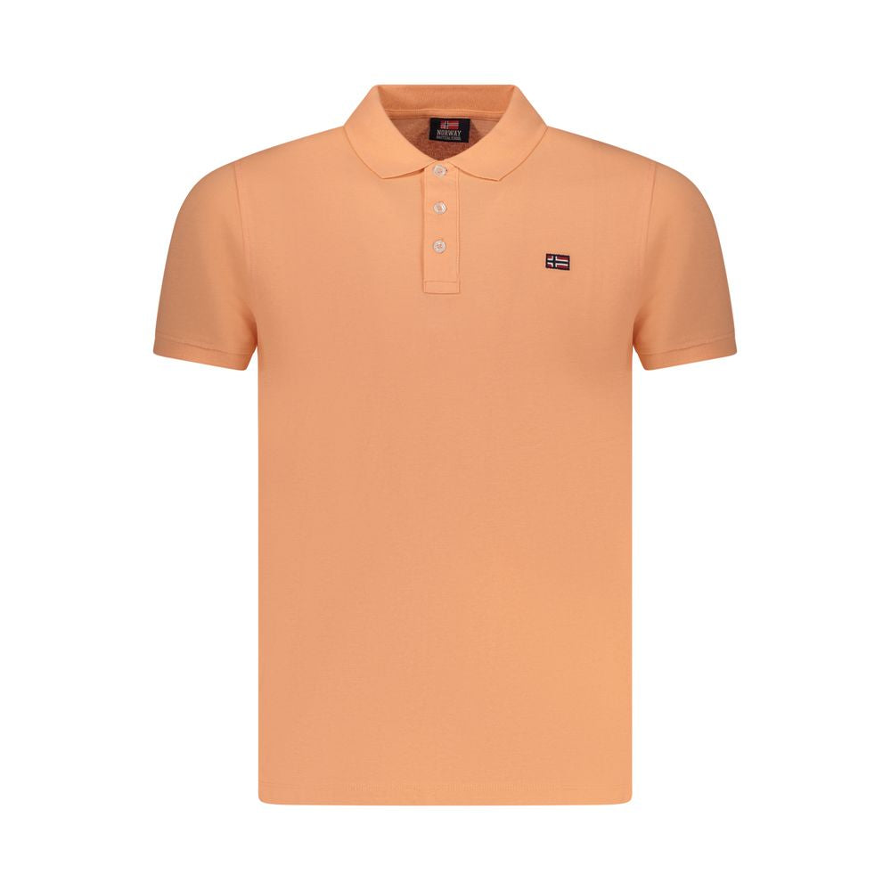 Norway 1963 Pink Cotton Men Polo Shirt