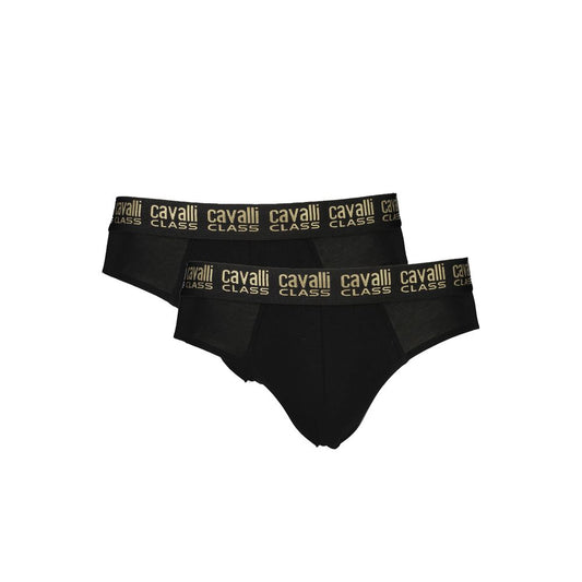 Cavalli Class Black Cotton Moško spodnje perilo