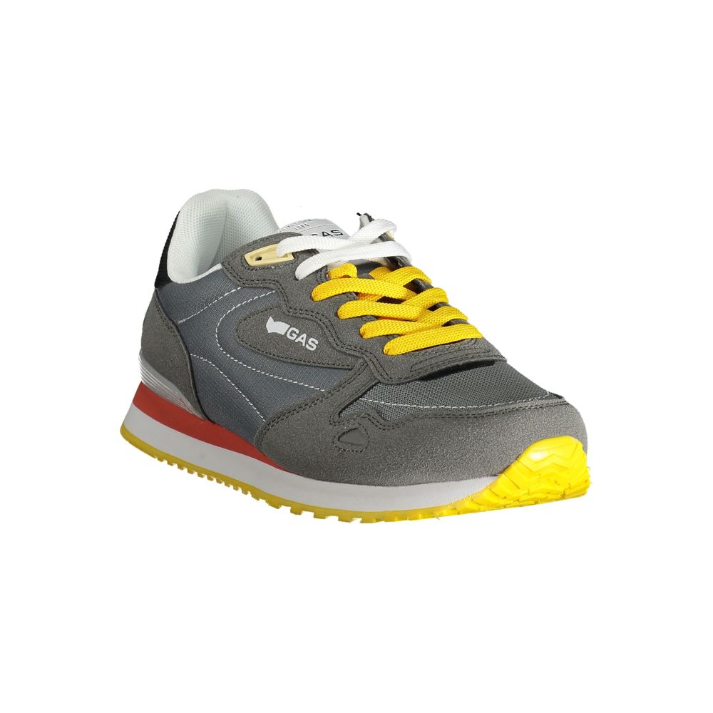 Gas Gray Polyester Men Sneaker