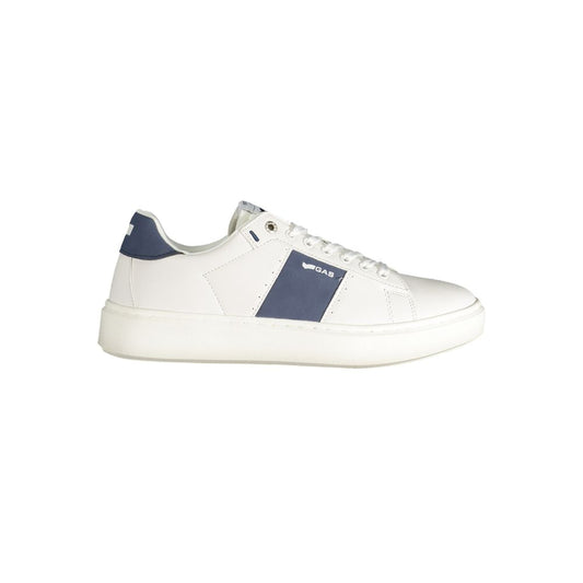 Gas White Polyester Men Sneaker