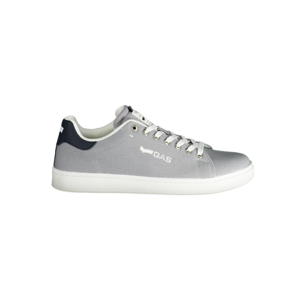 Gas Gray Polyester Mens Sneaker