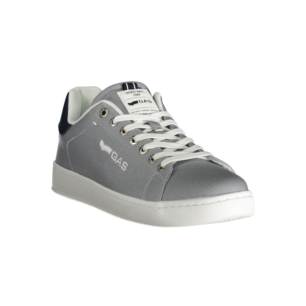 Gas Gray Polyester Mens Sneaker