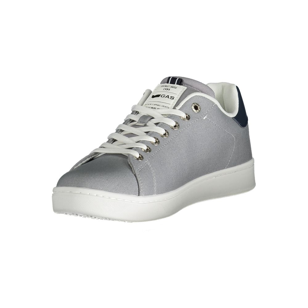Gas Gray Polyester Mens Sneaker