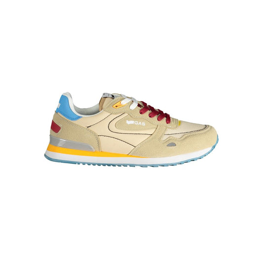 Gas Beige Polyester Men Sneaker