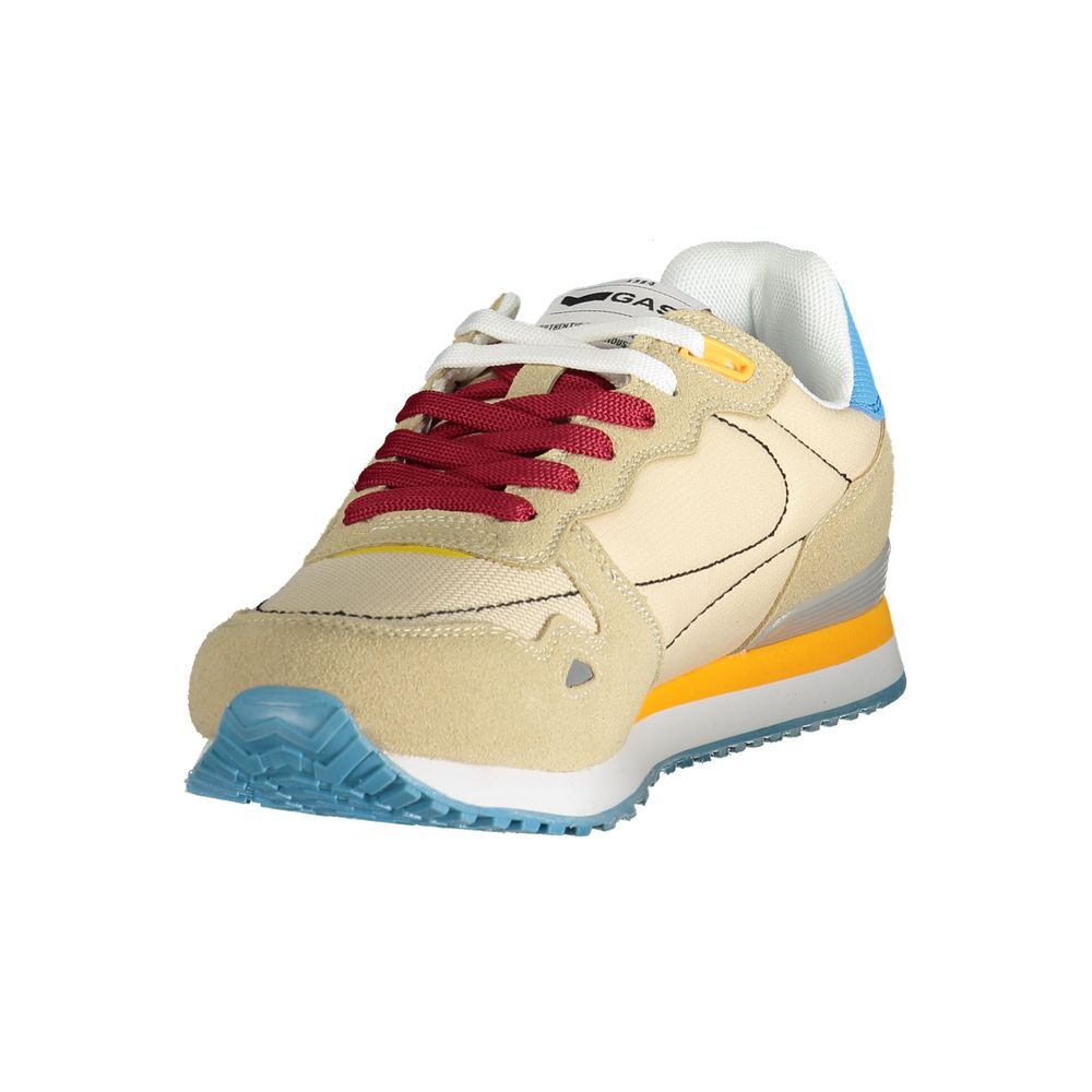 Gas Beige Polyester Men Sneaker