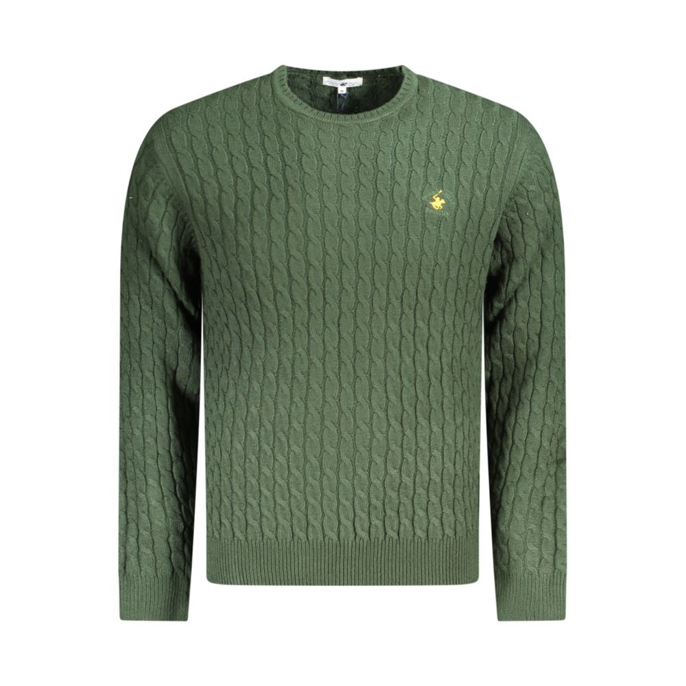 Beverly Hills Green Nylon Sweater
