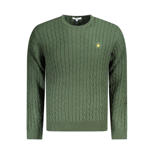Beverly Hills Green Nylon Sweater