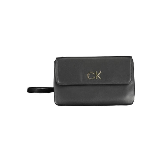 Calvin Klein Črna poliestrska torbica