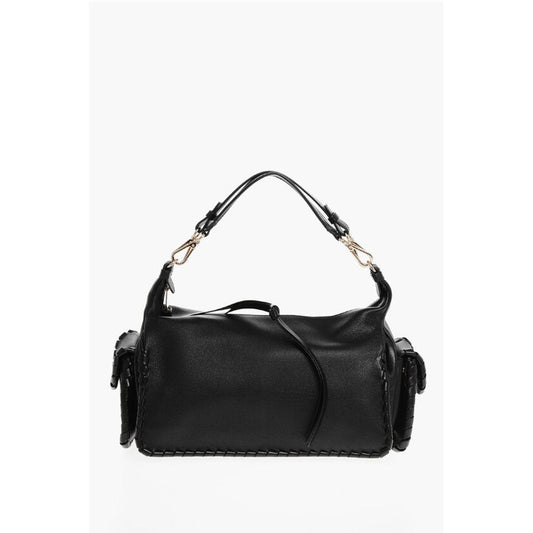 Chloé Textured Leather NAHIR Shoulder Bag