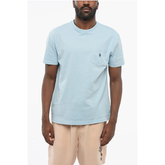 Polo Ralph Lauren Crew Neck Cotton T-Shirt with Breast-pocket