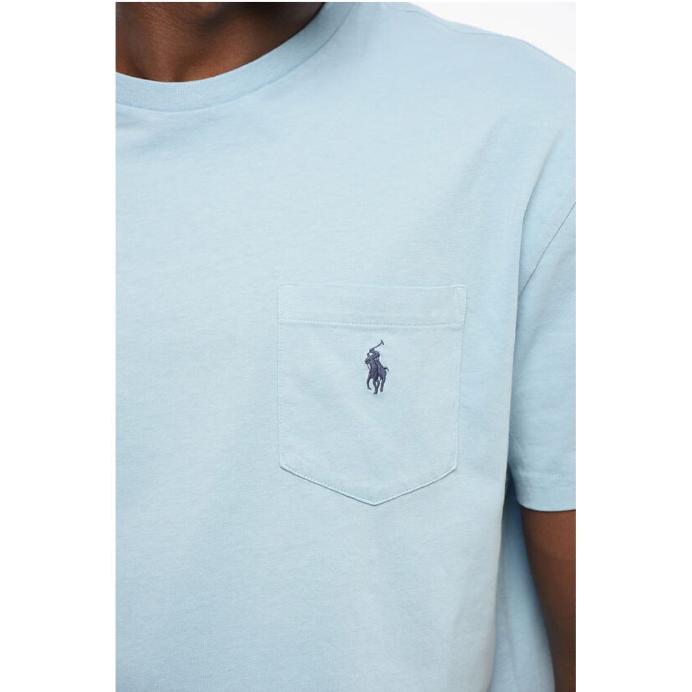 Polo Ralph Lauren Crew Neck Cotton T-Shirt with Breast-pocket