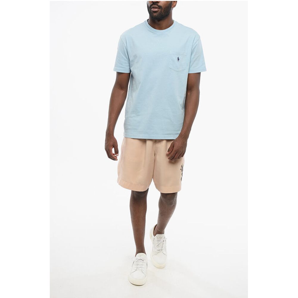 Polo Ralph Lauren Crew Neck Cotton T-Shirt with Breast-pocket