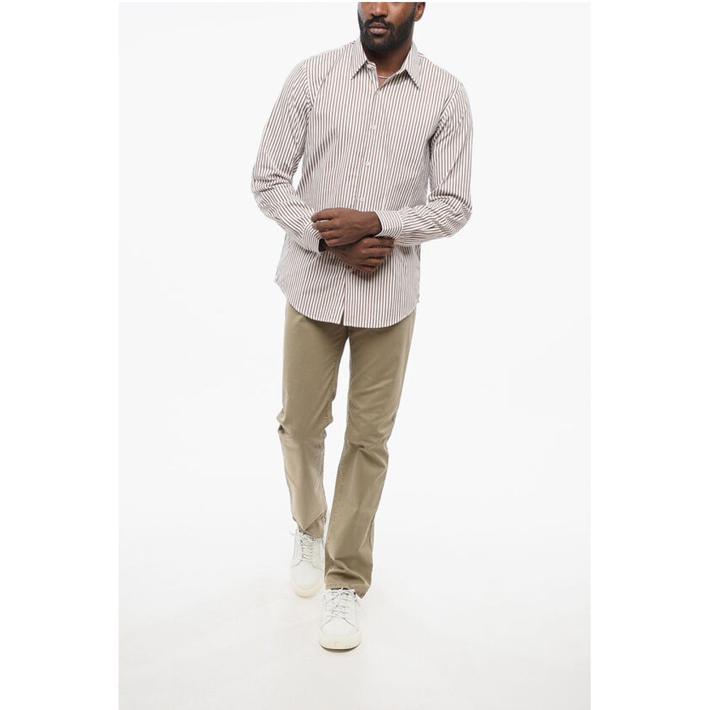 Dries Van Noten Awning Patterned Popeline Cotton Shirt