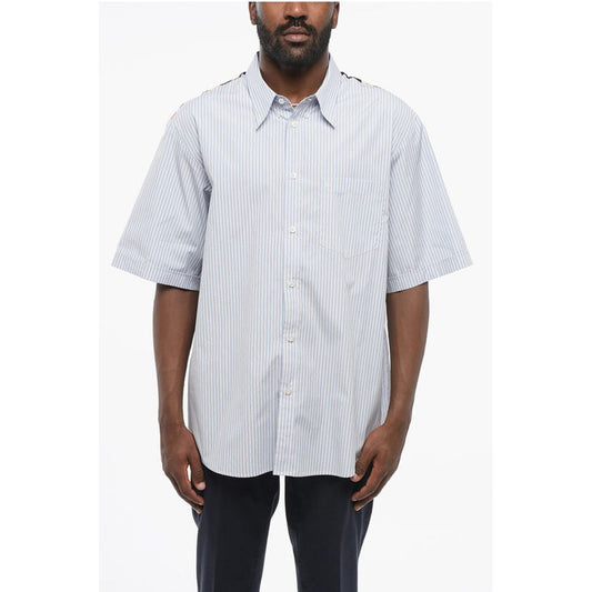 Gucci Button-down Cotton Shirt with Silk Back