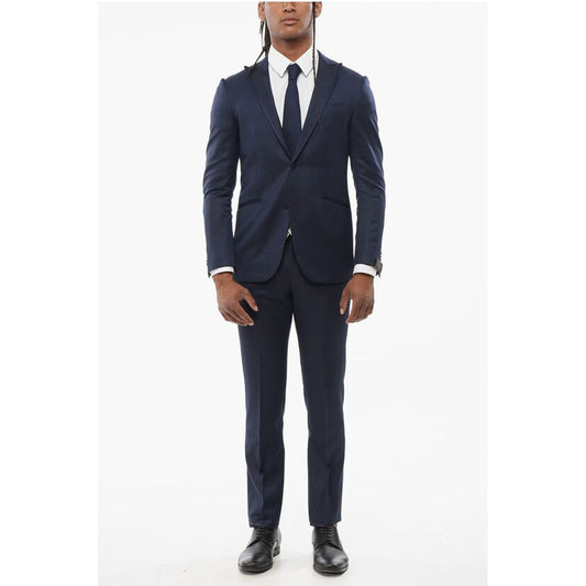 Corneliani Wool CERIMONIA ACADEMY 3-Piece Suit with Contrasting Vest
