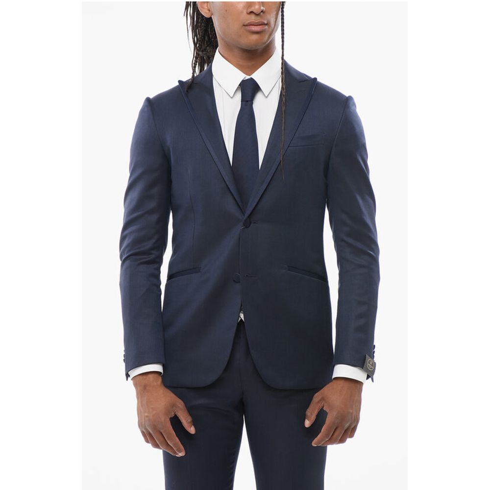 Corneliani Wool CERIMONIA ACADEMY 3-Piece Suit with Contrasting Vest