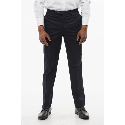 Corneliani Stretch Cotton LEADER Pants with Zipped Pockets