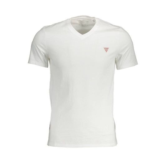 Guess Jeans White Cotton T-Shirt