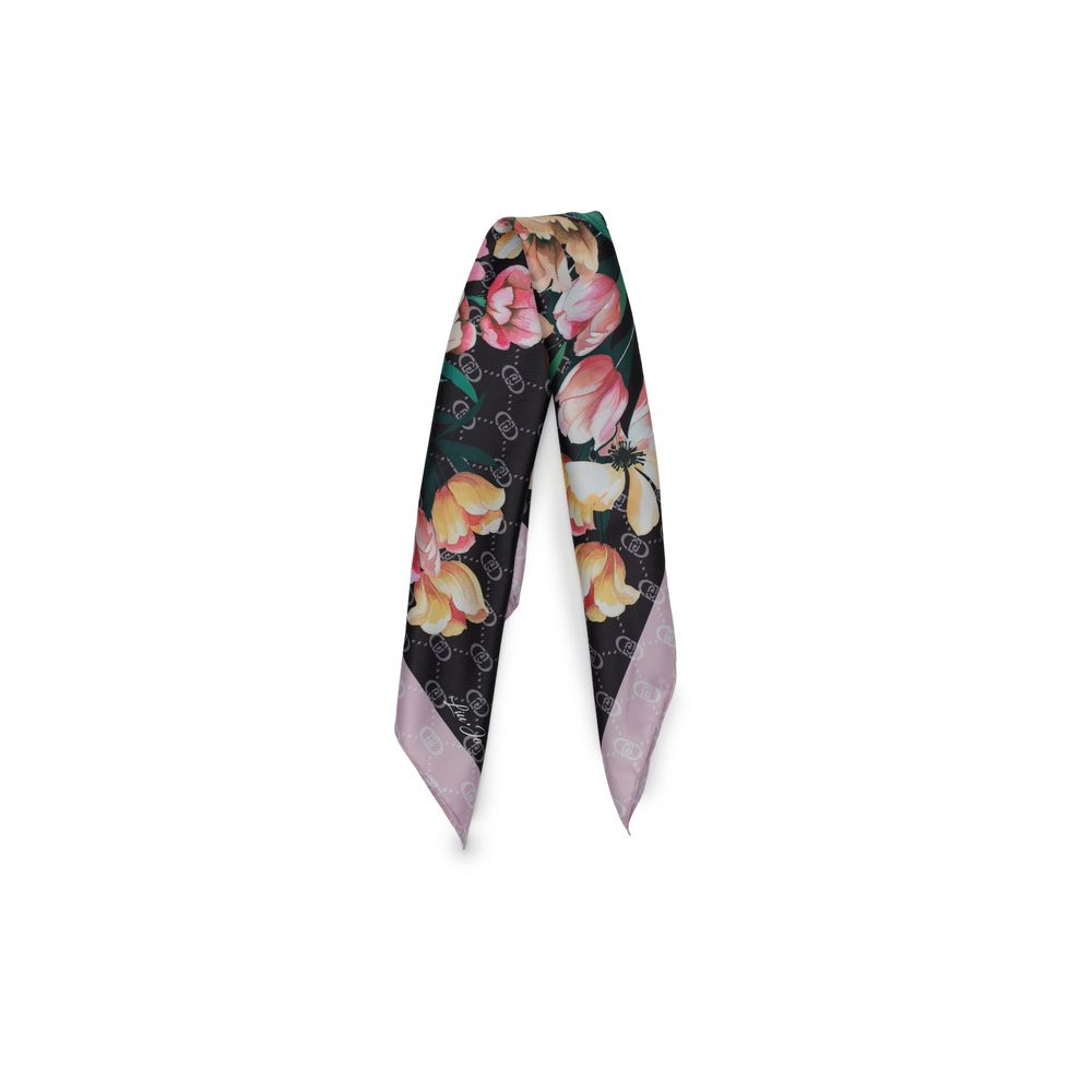 Liu Jo Black Polyester Scarf