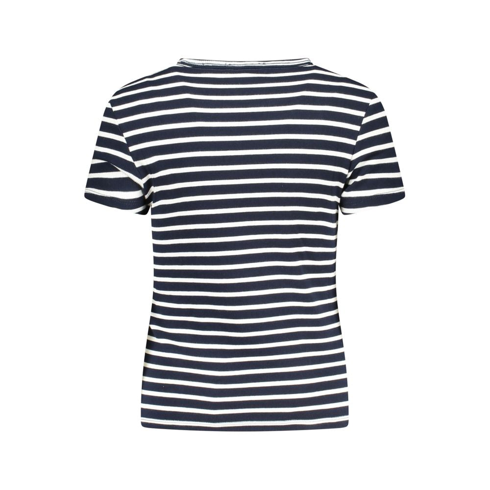 Tommy Hilfiger Blue Cotton Tops & T-Shirt