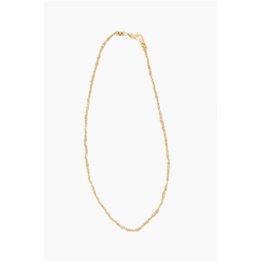 Emanuele Bicocchi Golden Effect Silver Braided Necklace