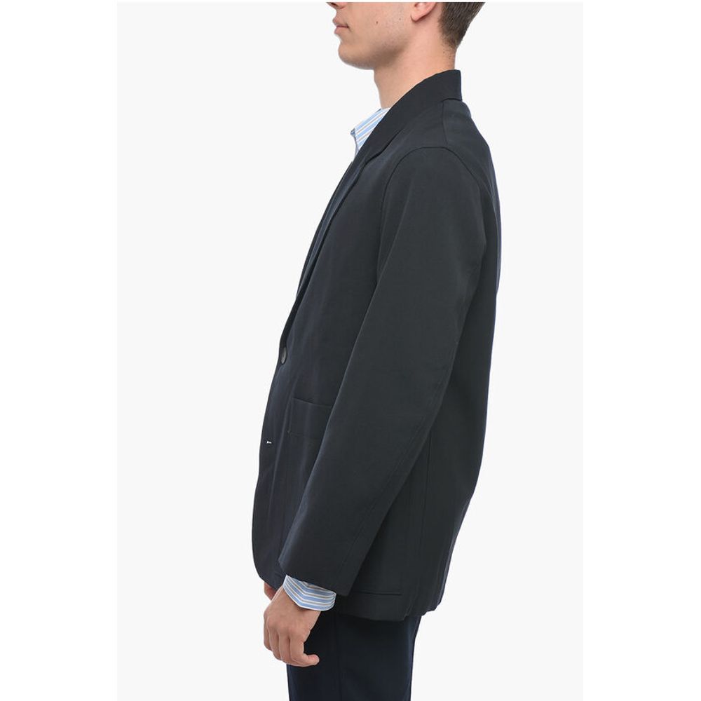 Studio Nicholson Wool-blended Blazer with Notch Lapel
