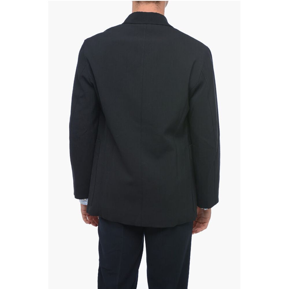 Studio Nicholson Wool-blended Blazer with Notch Lapel
