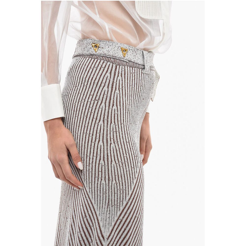 Aeron Belted Stretchy SAND Maxi Skirt