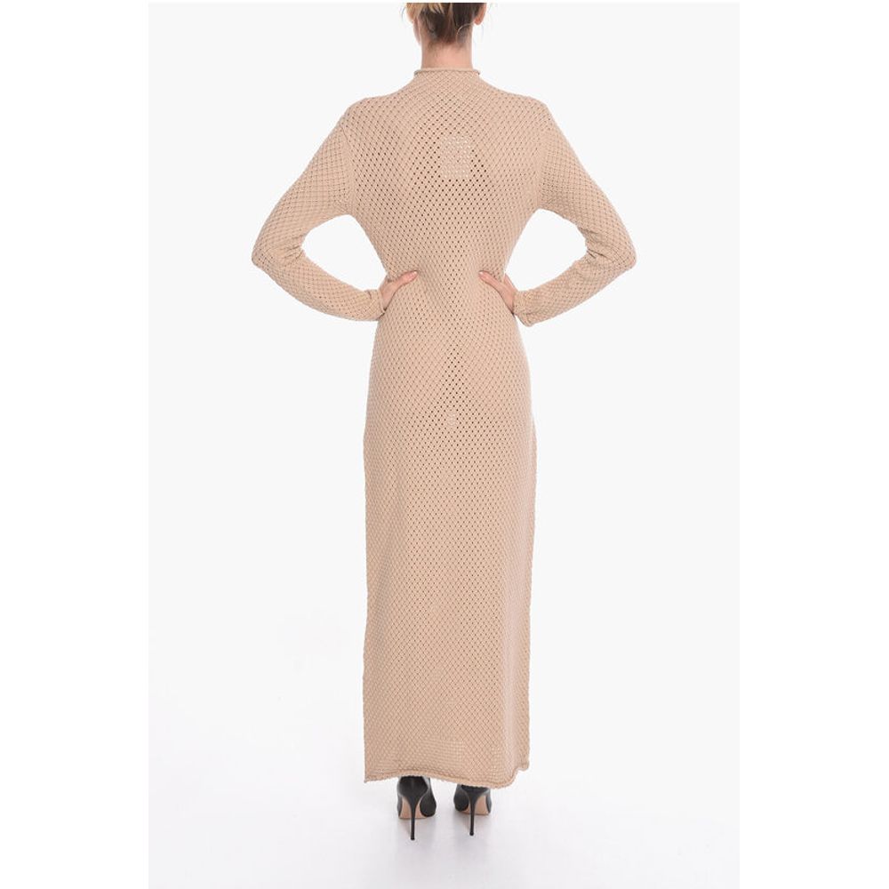 Aeron Viscose-knit SHELA Long Dress with Turtleneck