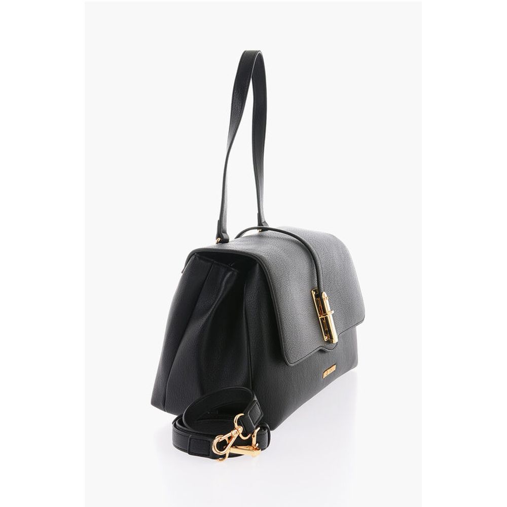 Moschino LOVE Faux Leather Bag with Removable Shoulder Strap