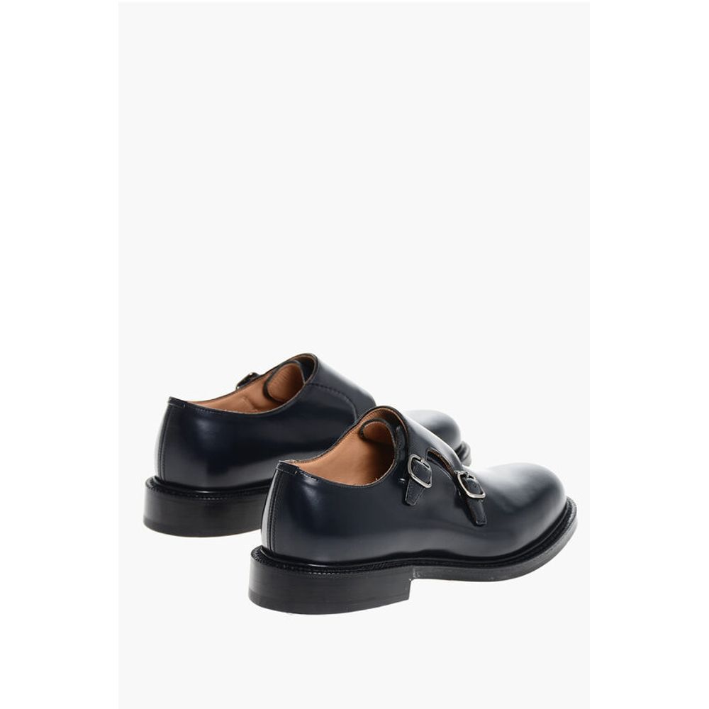 Church's Brushed Leather Monk Strap Loafers