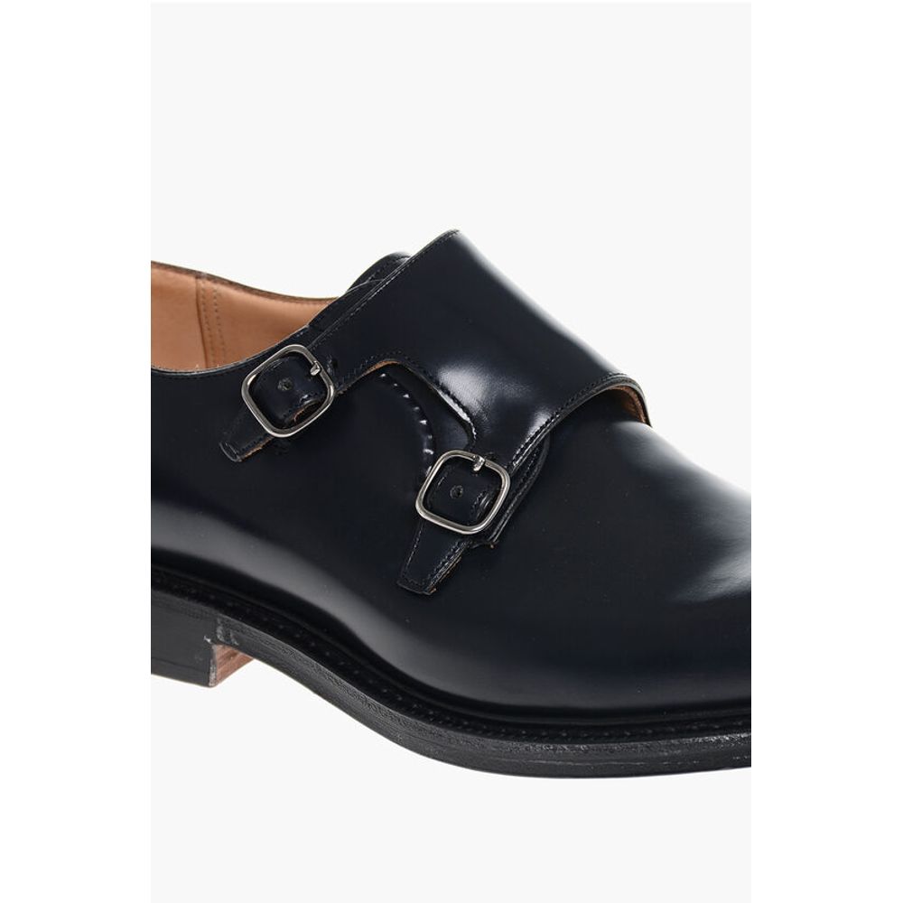 Church's Brushed Leather Monk Strap Loafers