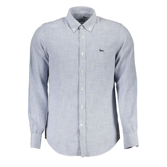 Harmont & Blaine Blue Cotton Shirt