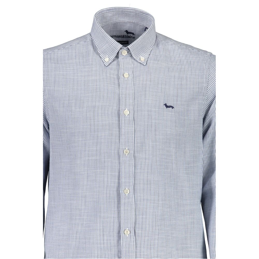 Harmont & Blaine Blue Cotton Shirt