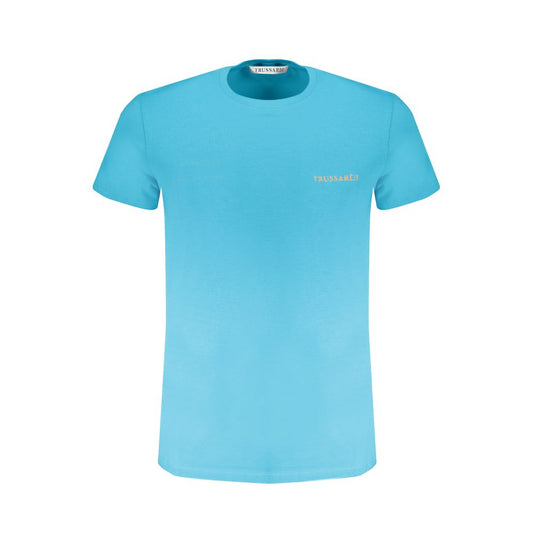 Trussardi Modra bombažna majica